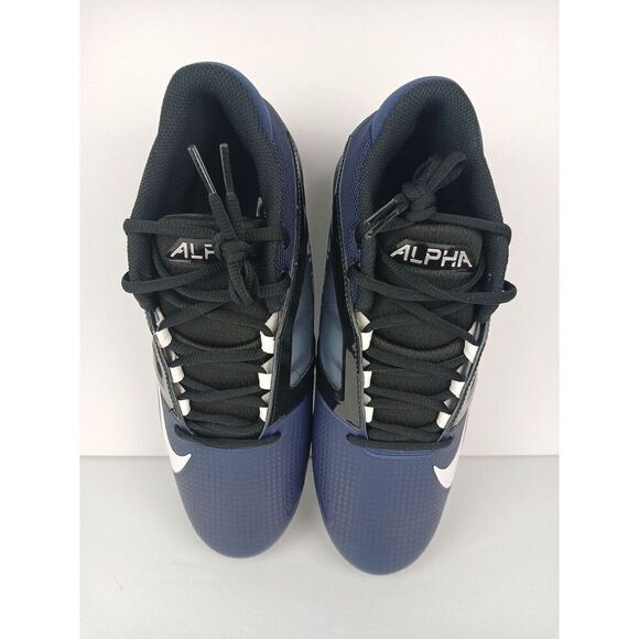 Nike Alpha Menace 4 Pro Midnight Navy White Men Sz9 Football Cleats FD7037 401 main image 14